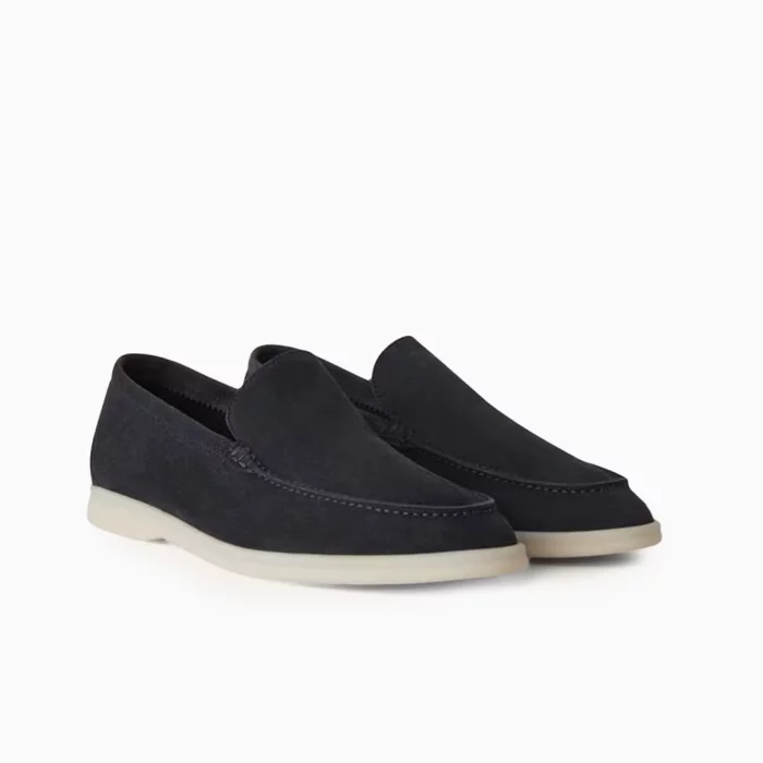 Loro Piana Summer Walk Loafers Loro Piana Black Suede Loafers Loro Piana Men Loafers Luxury Suede Loafers Men