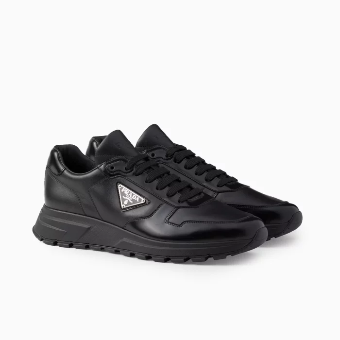 Prada Prax 01 Sneakers Prada Black Leather Sneakers Prada Sport Sneakers Luxury Designer Sneakers