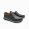 Clarks Black Grey Slip On Clarks Dual Tone Leather Shoes Men’s Black Slip On Clarks Clarks Office Casual Shoes Black Grey Leather Clarks