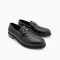 Ferragamo Black Loafers Ferragamo Moccasins Men Italian Black Leather Shoes Luxury Men’s Moccasins
