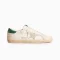 Golden Goose Beige Sneakers Golden Goose Green Star Golden Goose Super-Star Shoes Designer Distressed Sneakers Golden Goose Casual Luxury