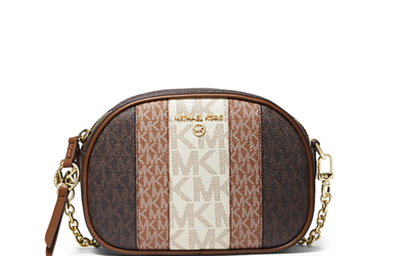 Michael Kors Jet Set Small Color-Block Logo Camera Bag