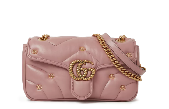 Gucci Small GG Marmont Shoulder Bag in Matelasse Leather