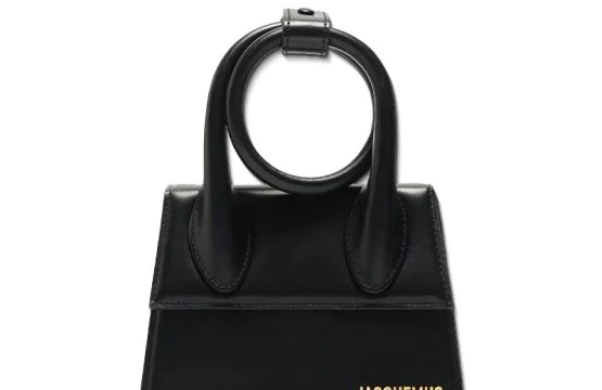 Jacquemus Le Chiquito Noeud Leather Bag In Black