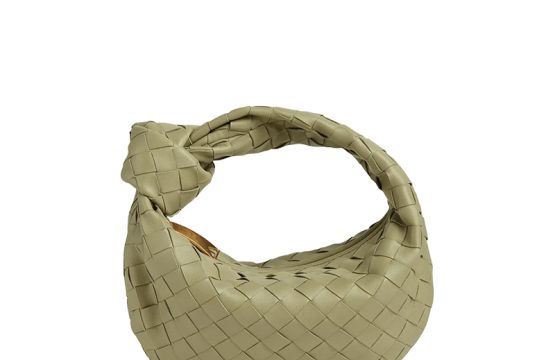Bottega Veneta Teen Jodie Leather Shoulder Green Bag