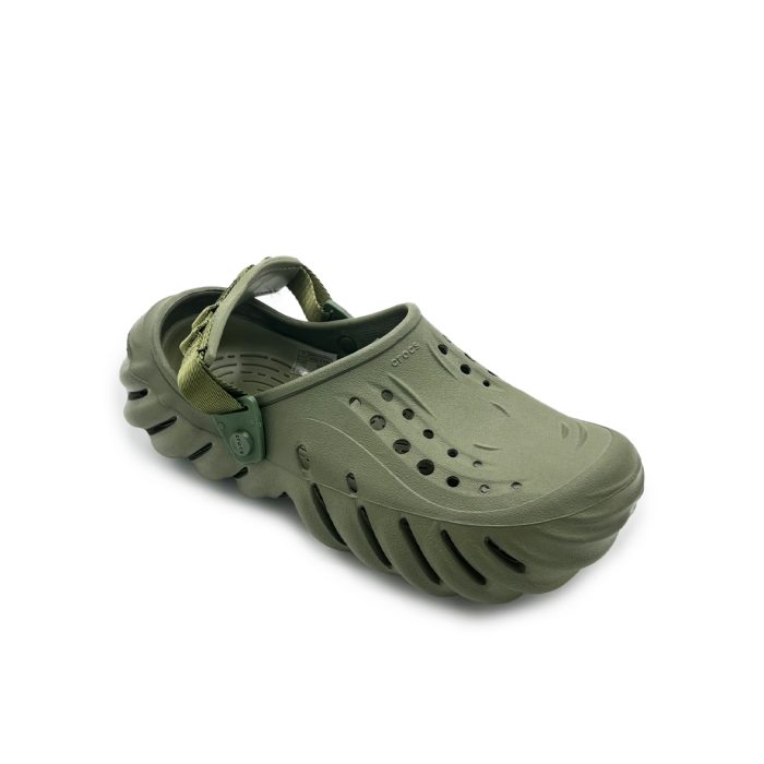Echo Clog Olive Olive Green Crocs Echo Crocs Olive Slip On Unisex Echo Olive Crocs Streetwear Olive