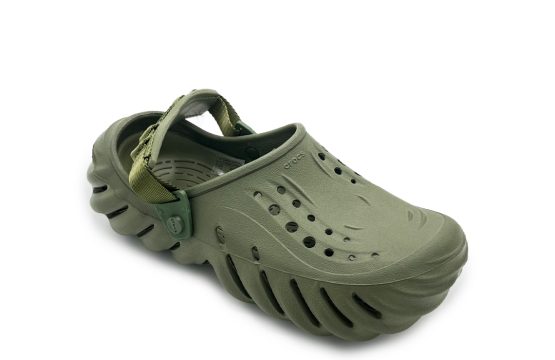 Echo Clog Olive Olive Green Crocs Echo Crocs Olive Slip On Unisex Echo Olive Crocs Streetwear Olive