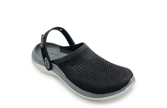 LiteRide Slate Grey Clogs Crocs Adult LiteRide Black Grey Crocs Mens/Womens LiteRide Clogs