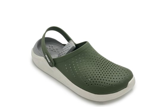 Crocs Olive Grey LiteRide Olive Grey Unisex LiteRide Clogs Crocs Outdoor Style Clogs Croslite Olive Grey Shoes