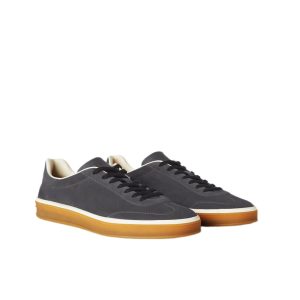 Loro Piana Tennis Walk Sneakers Loro Piana Navy Suede Sneakers Luxury Tennis Sneakers Italian Designer Sneakers Loro Piana Casual Shoes