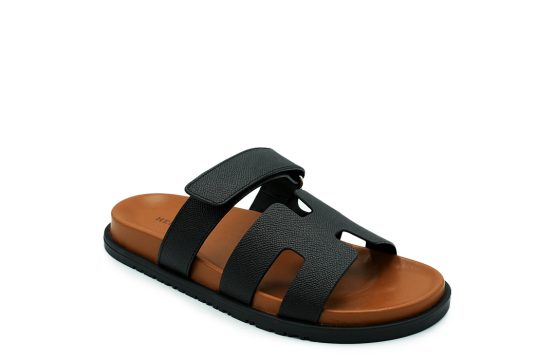 Hermes Epsom Calfskin Sandals

Hermes Black Camel Sandals

Hermes Anatomical Rubber Sole Sandals

Hermes Luxury Sandals Men