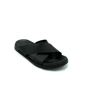 Clarks Black Leather Slides Clarks Flat Sandals Men’s Leather Slide Sandals Clarks Casual Sandals Black Leather Flat Sandals