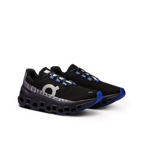 On Cloudmonster
On Running Black Blue Shoes
Cloudm