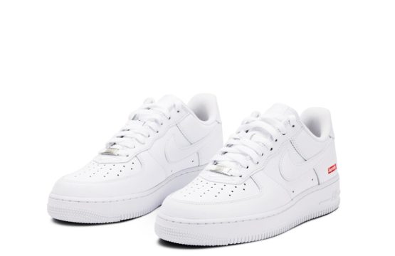 Nike Air Force 1 Supreme Jordan Supreme Box Logo Air Force 1 Air Force 1 White Supreme shoes Nike Supreme collaboration Lifestyle Nike sneakers