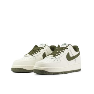 Nike Air Force 1 Jordan Air Force 1 white olive green shoes Nike AF1 men’s sneakers Lifestyle Nike sneakers Retro basketball shoes