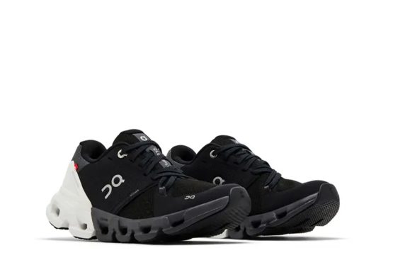 On Cloudflyer 4 On Running Black White Shoes Cloudflyer Stability Shoes On Running Supportive Running Shoes