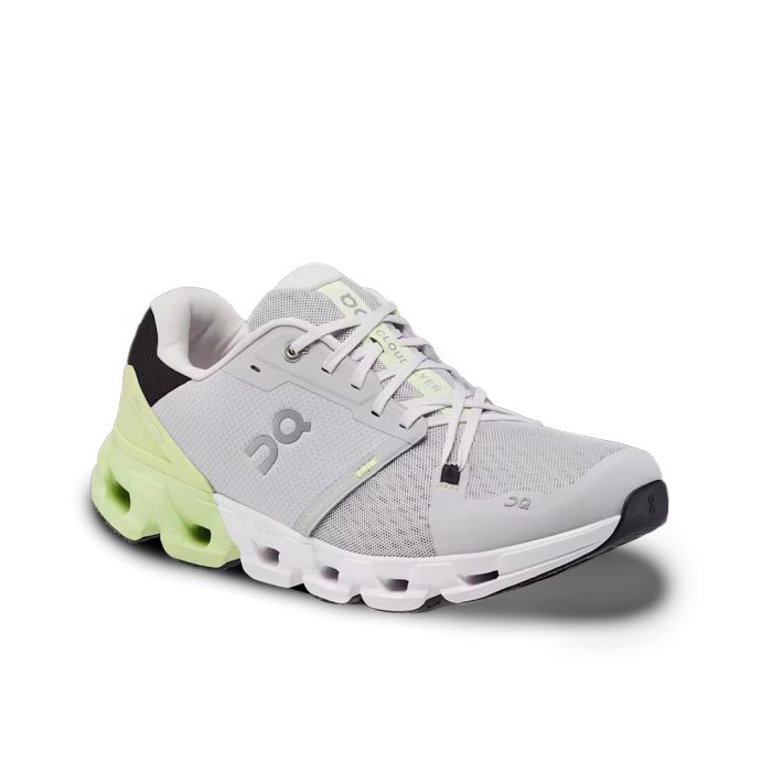 On Cloudflyer 4 On Running Grey Green Shoes Cloudflyer Stability Running On Running Support Shoes Cloudflyer Men Grey Green