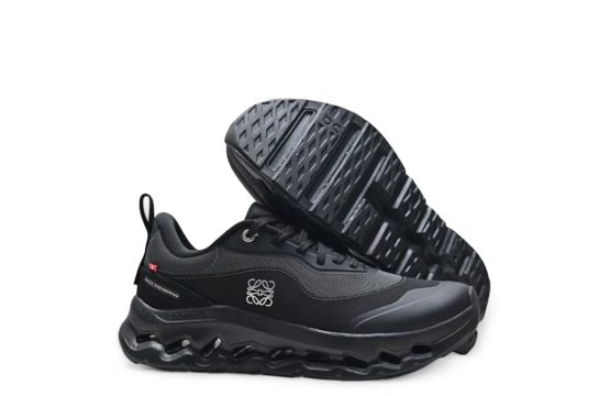 On Running Loewe Jordan Cloudtilt 2.0 women black Luxury On Running sneakers Loewe women’s trainers Swiss engineered lifestyle sneakers