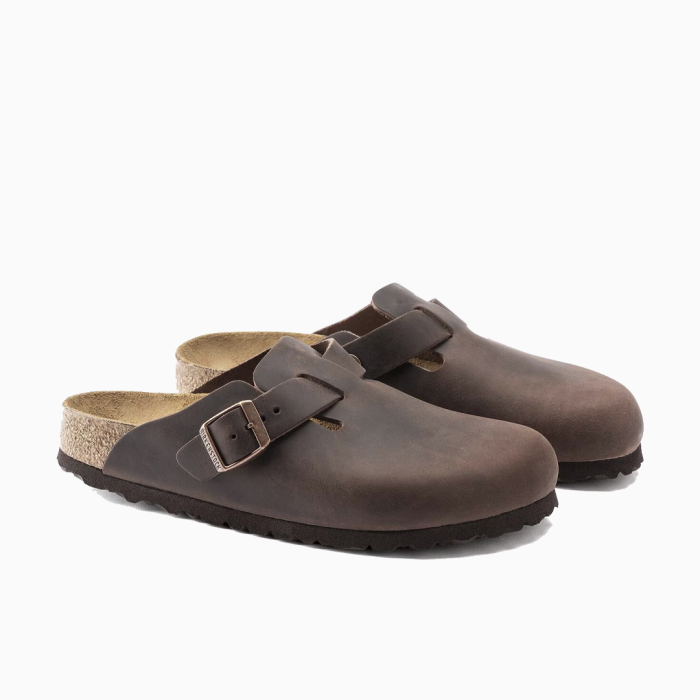 Birkenstock Boston Oiled Leather Boston Soft Footbed Brown Birkenstock Brown Leather Clogs Boston Oiled Brown Women’s Birkenstock Soft Footbed Leather