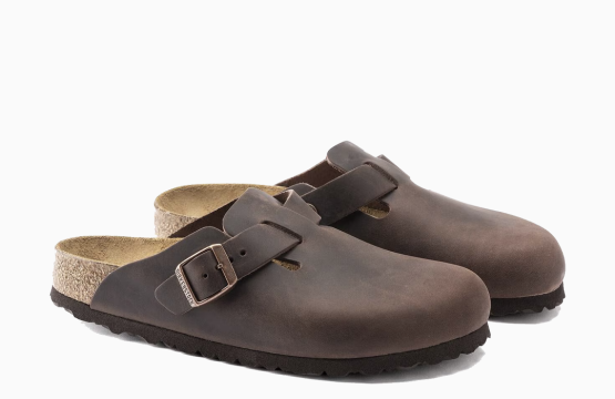 Birkenstock Boston Oiled Leather Boston Soft Footbed Brown Birkenstock Brown Leather Clogs Boston Oiled Brown Women’s Birkenstock Soft Footbed Leather