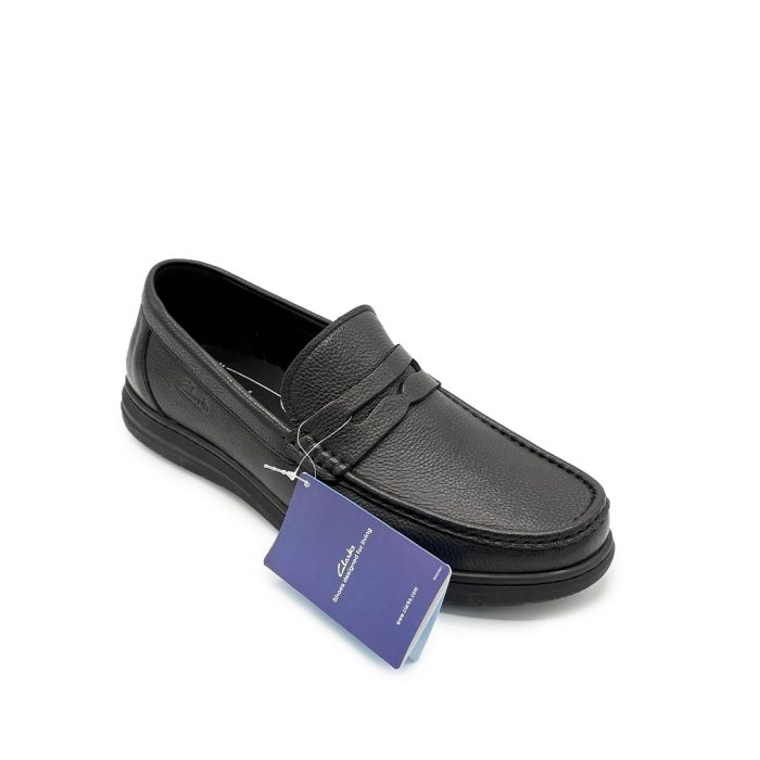 Clarks Black Slip On Clarks Men’s Slip On Shoes Black Leather Slip On Clarks Office Shoes Men’s Smart Casual Black Shoes