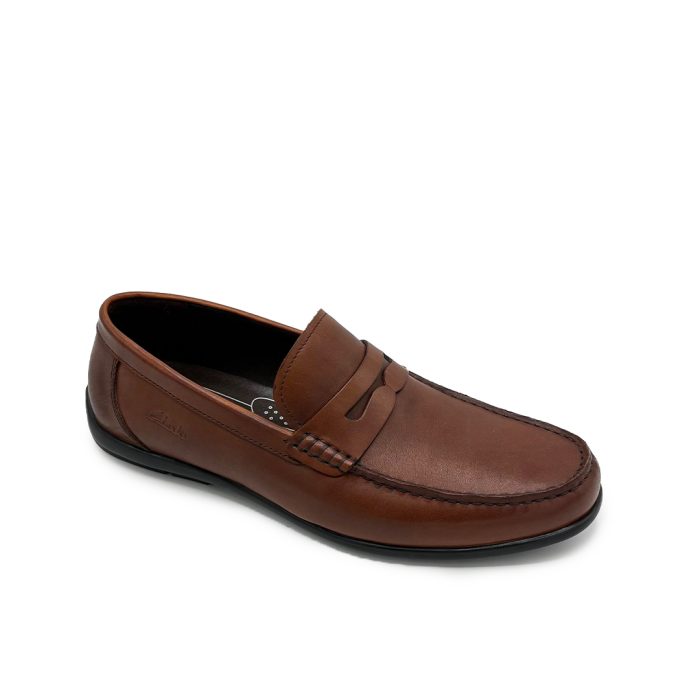 Clarks Men’s Leather Loafers Gerrard Loafers Brown Clarks Smart Casual Shoes Leather Loafers Men Clarks