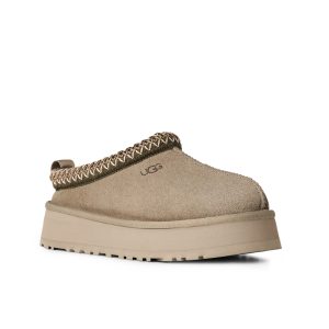 UGG Tazz UGG Platform Slipper UGG Light Brown Shoes Tazz Suede Slipper