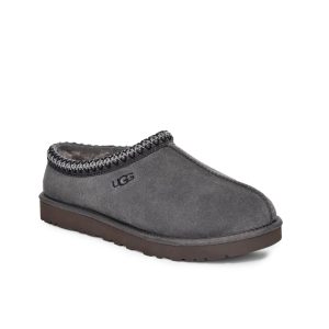 UGG Dark Grey Slippers UGG Indoor Outdoor Slipper Tasman Wool Lined Slipper UGG Grey Suede Shoes